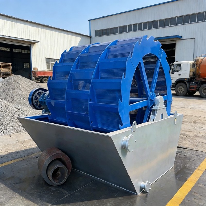 Роторная пескомойная машина