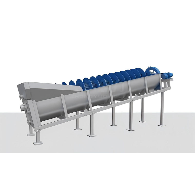 Спиральная пескомоечная машина