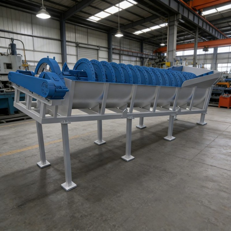 Спиральная пескомоечная машина