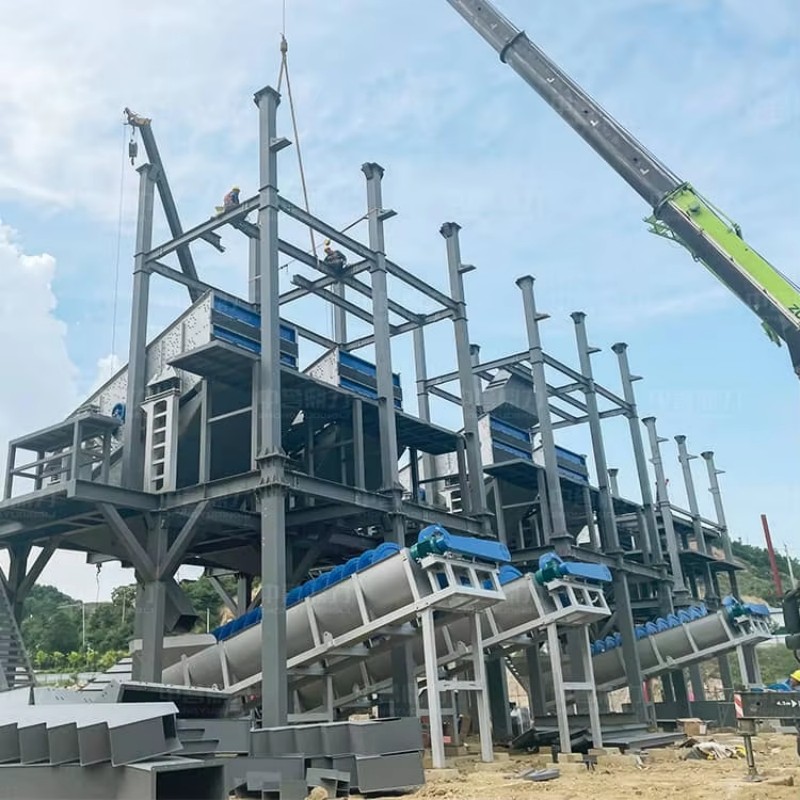 Спиральная пескомойка