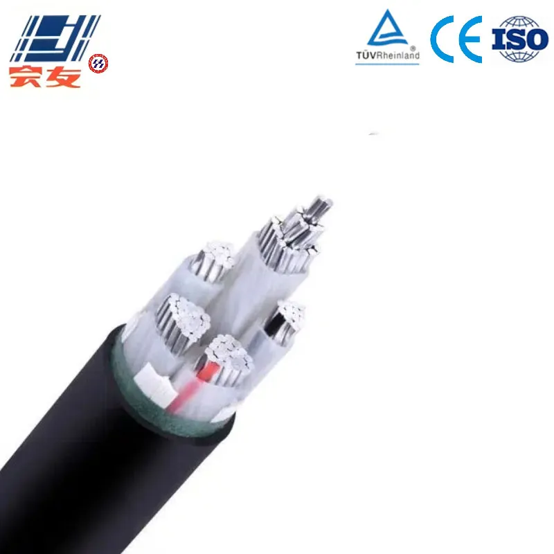 Низковольтный алюминиевый силовой кабель Al-XLPE-PVC