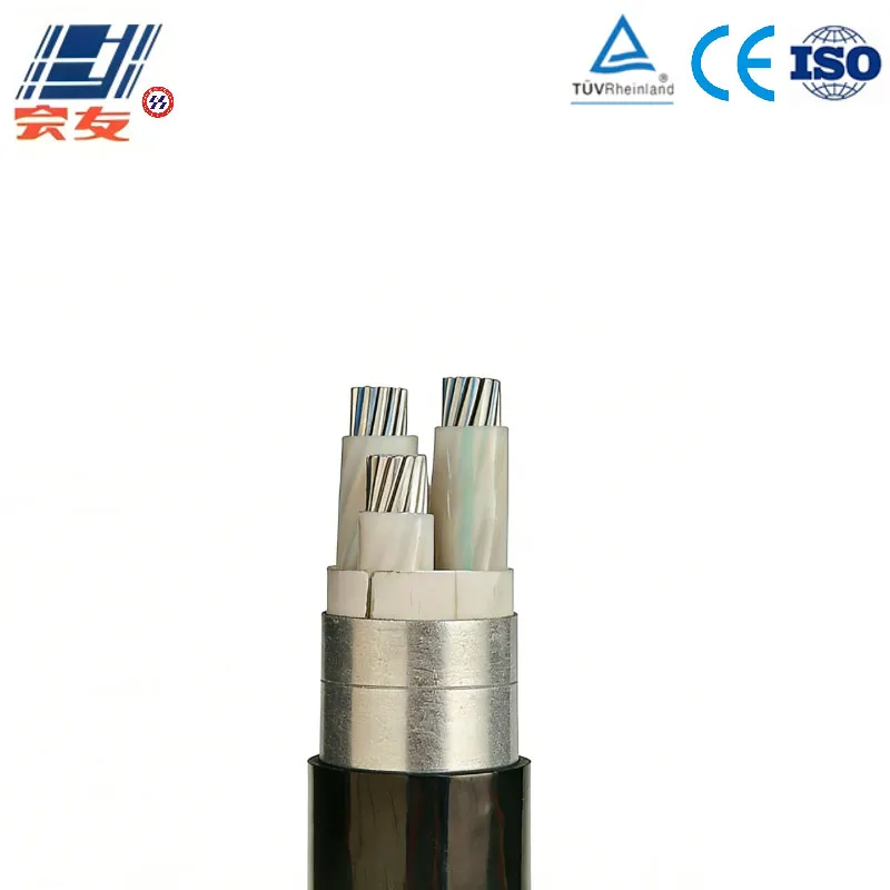 Низковольтный алюминиевый силовой кабель Al-XLPE-PVC-STA-PVC