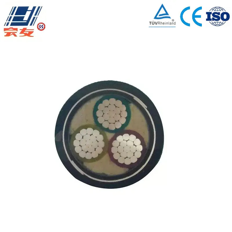 Низковольтный алюминиевый силовой кабель Al-XLPE-PVC-STA-PVC