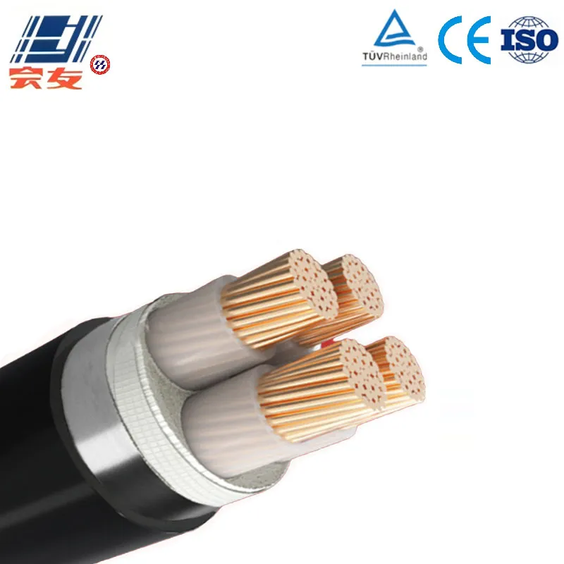 Низковольтный медный силовой кабель Cu-PVC-PVC-STA-PVC