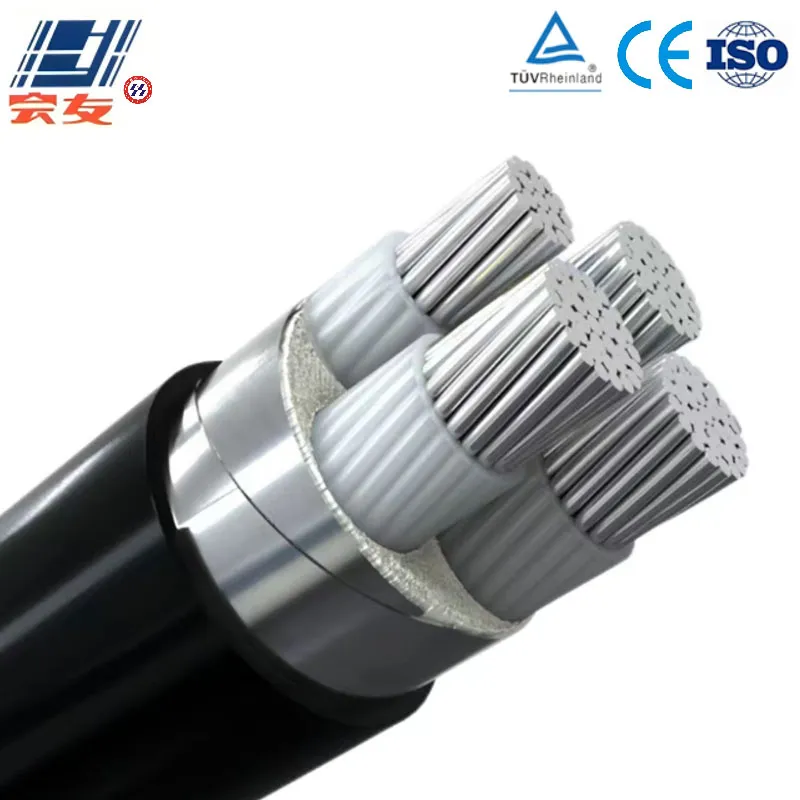 Низковольтный огнестойкий силовой кабель Al-XLPE-PVC-STA-PVC (огнестойкий)