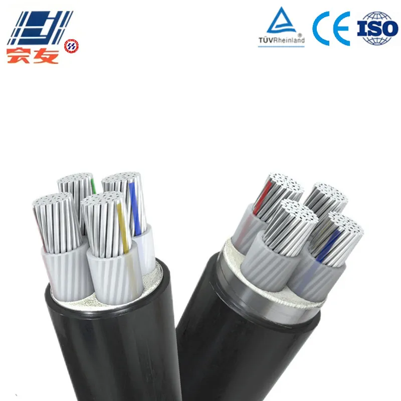 Низковольтный огнестойкий силовой кабель Al-XLPE-PVC-STA-PVC (огнестойкий)