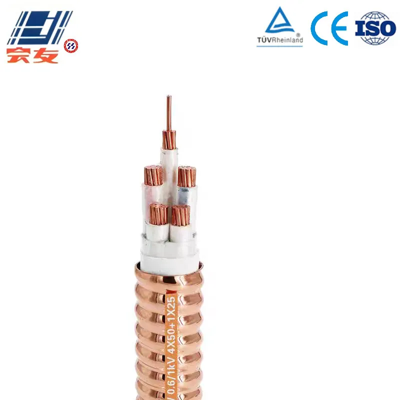 Серия рудничных кабелей Cu-Mica-Cu