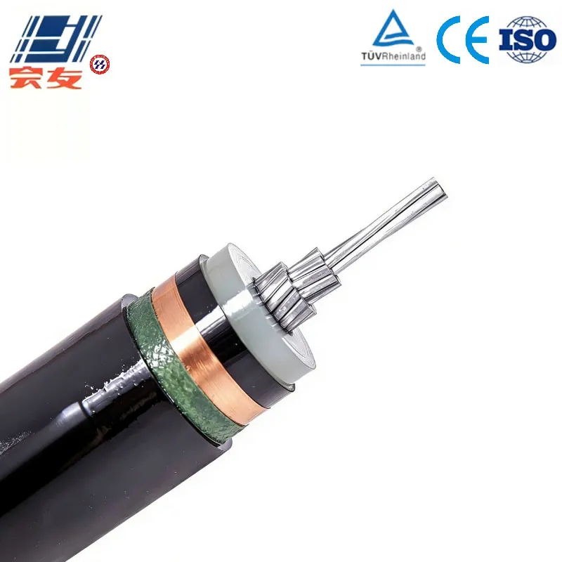 Средневольтный алюминиевый силовой кабель Al-XLPE-PVC