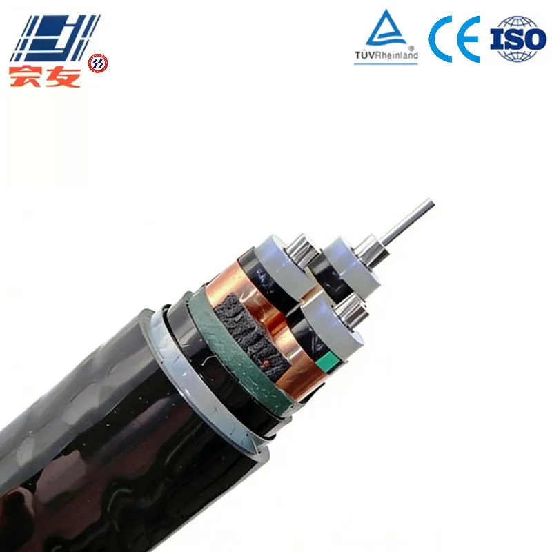 Средневольтный алюминиевый силовой кабель Al-XLPE-PVC-STA-PVC