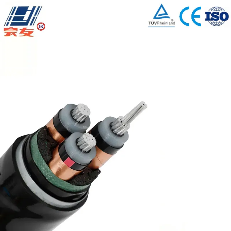 Средневольтный алюминиевый силовой кабель Al-XLPE-PVC-STA-PVC