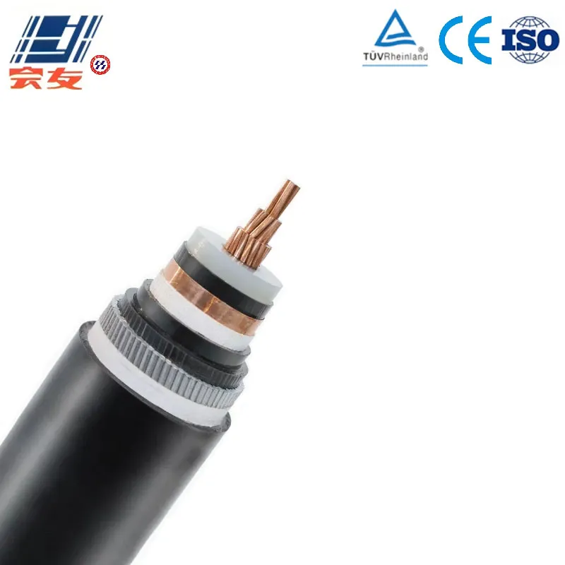 Средневольтный медный силовой кабель Cu-XLPE-PVC-AWA-PVC