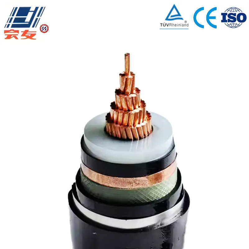 Средневольтный медный силовой кабель Cu-XLPE-PVC-NMST-PVC