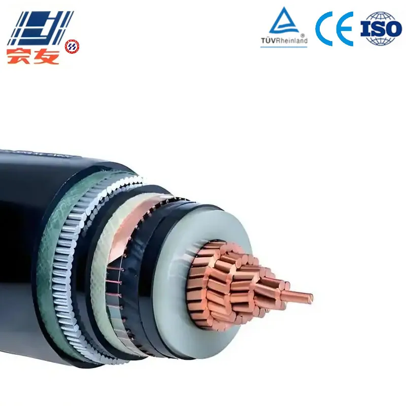 Средневольтный медный силовой кабель Cu-XLPE-PVC-STW-PVC