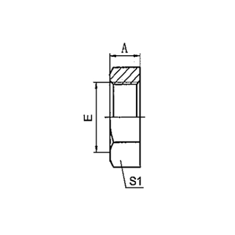 8C – Метрическая контргайка