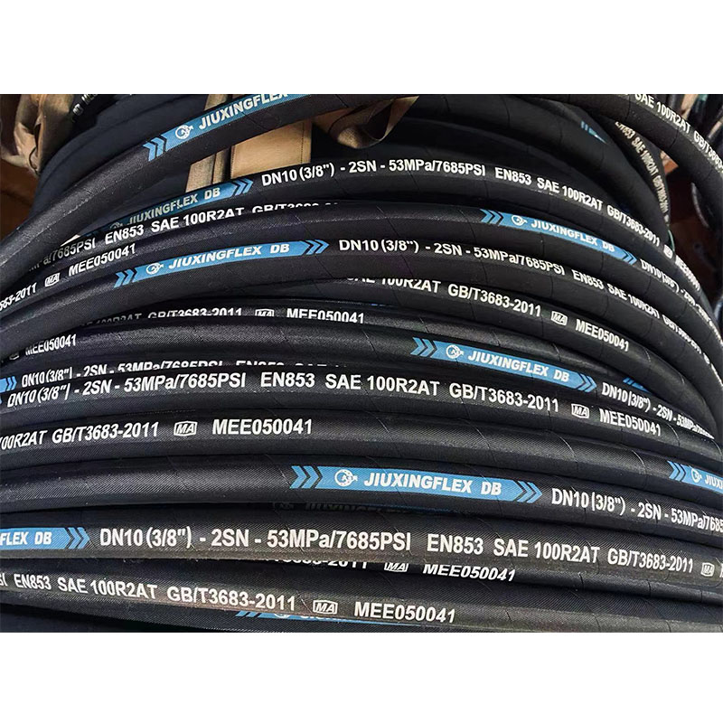 EN853 2SN Высоконапорный резиновый рукав с металлооплеткой