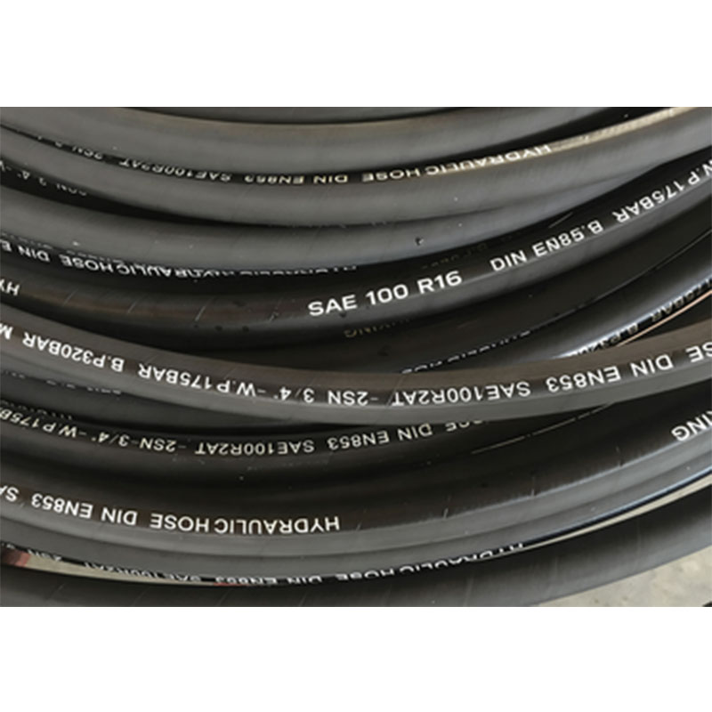 SAE 100 R16 Высоконапорный резиновый рукав с металлооплеткой