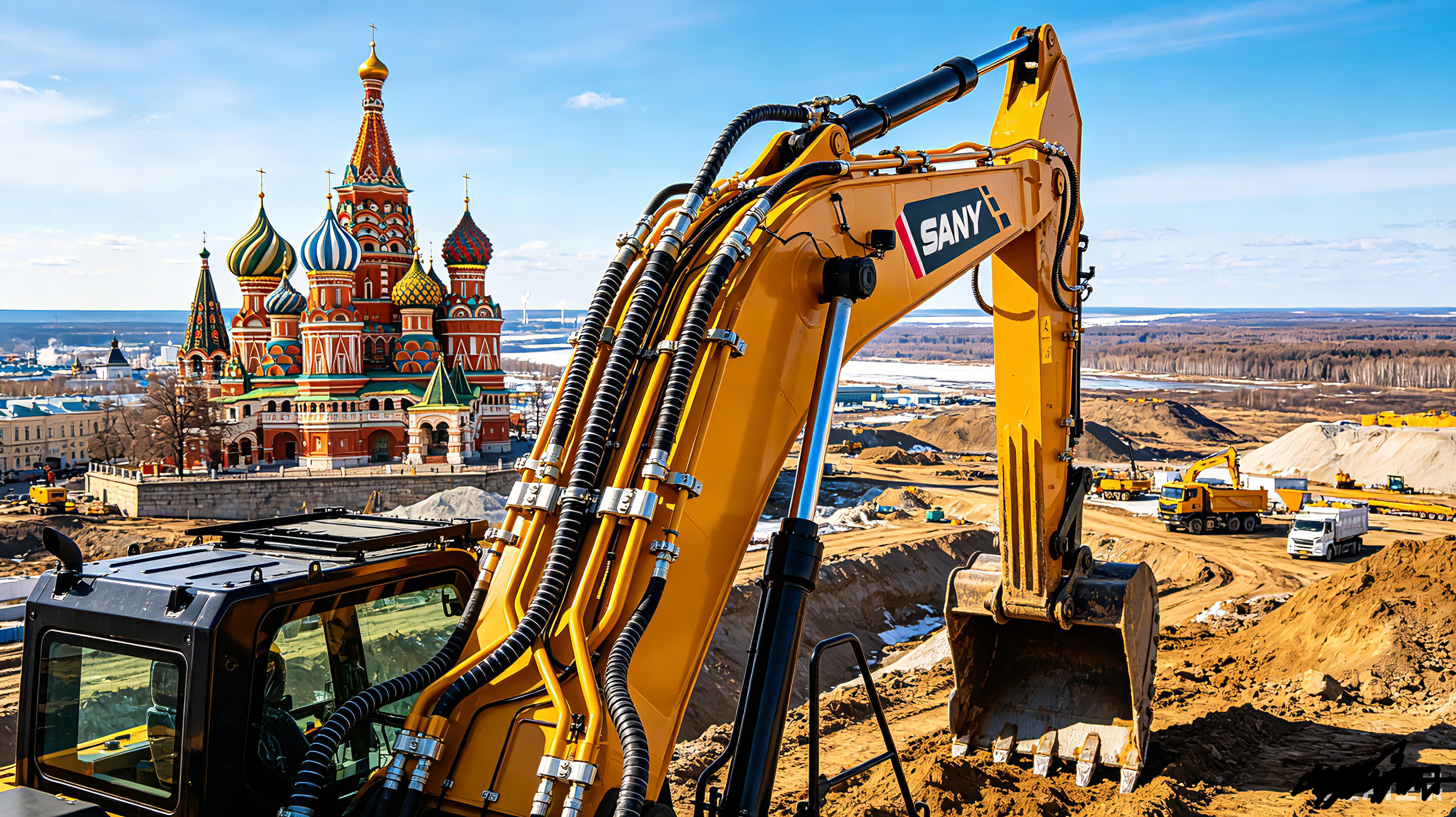 Рукава для экскаваторов SANY и XCMG: какие параметры действительно важны
