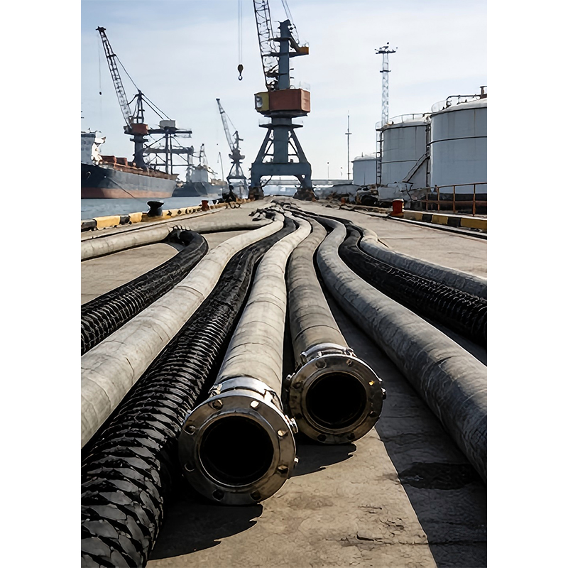 Всасывающе-нагнетательный рукав для перекачки нефти (портовой)
