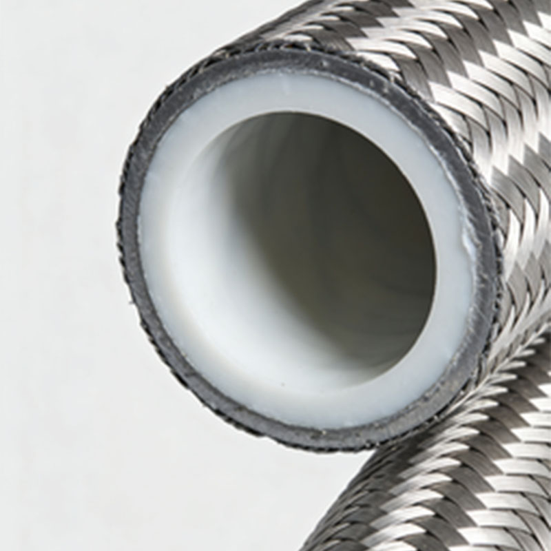 Металлорукав гофрированный с внутренней облицовкой из ПТФЭ