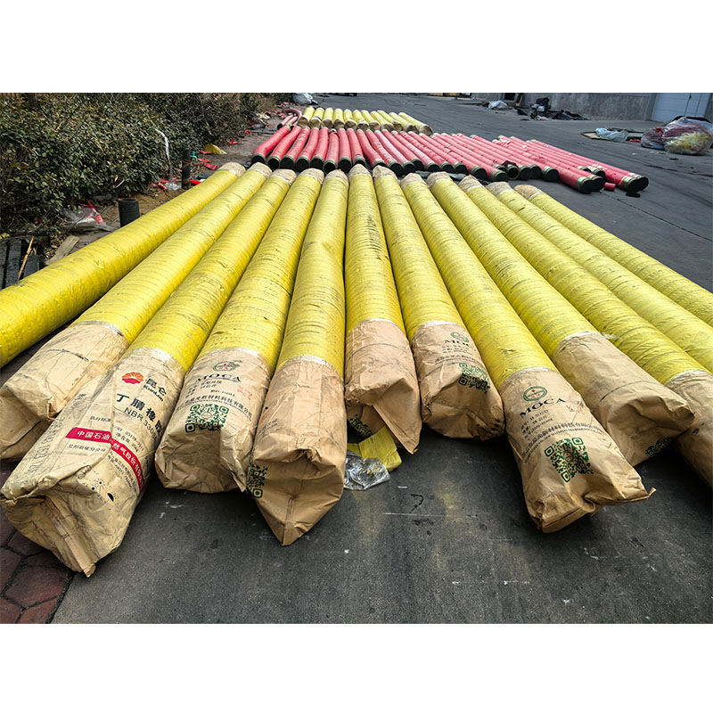 Резиновый всасывающе-нагнетательный рукав большого диаметра для шлама