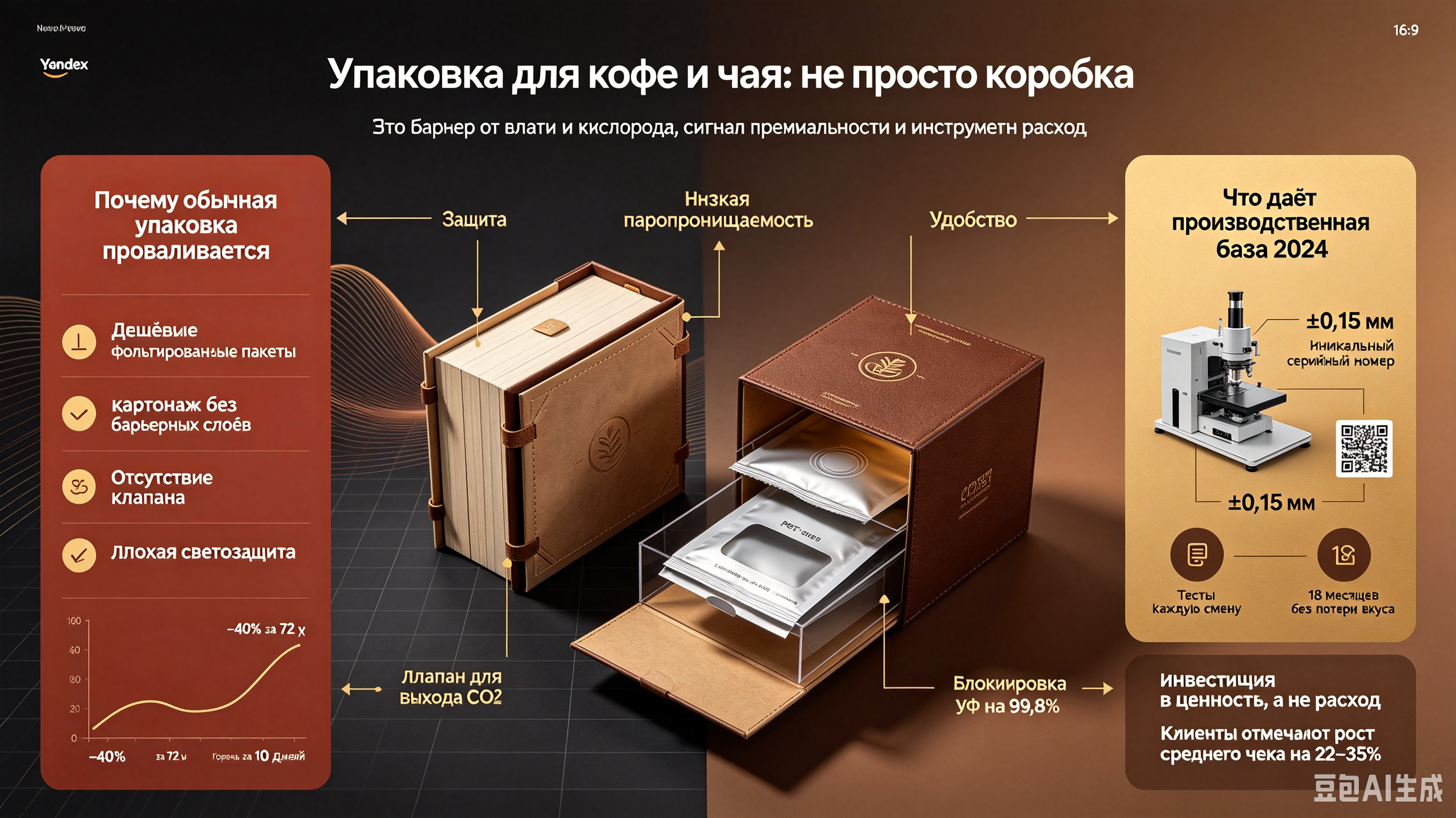 Упаковка для кофе и чая — практичные решения дл...