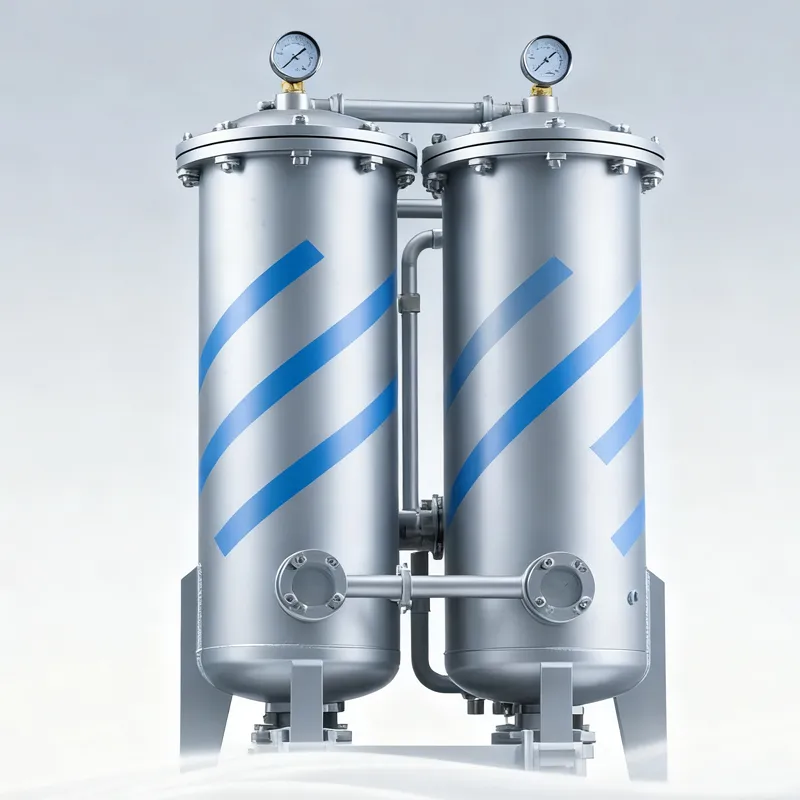 Очистительная сушильная установка с принудитель...