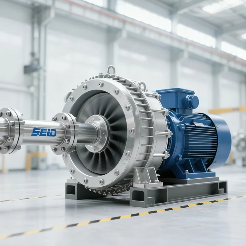 Частотно-регулируемый центробежный воздушный компрессор