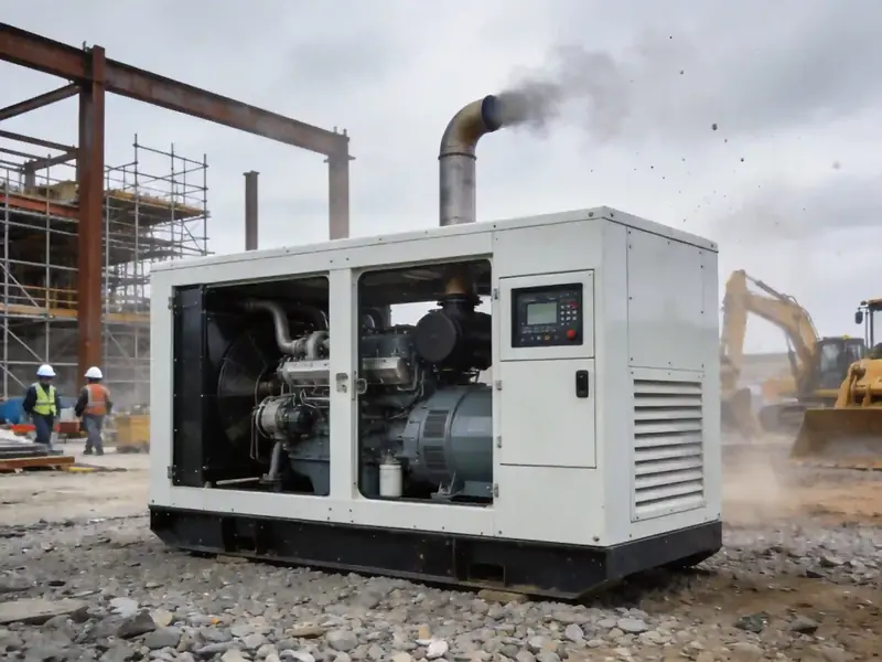 Construction site generator sizing, rental, and safety guide