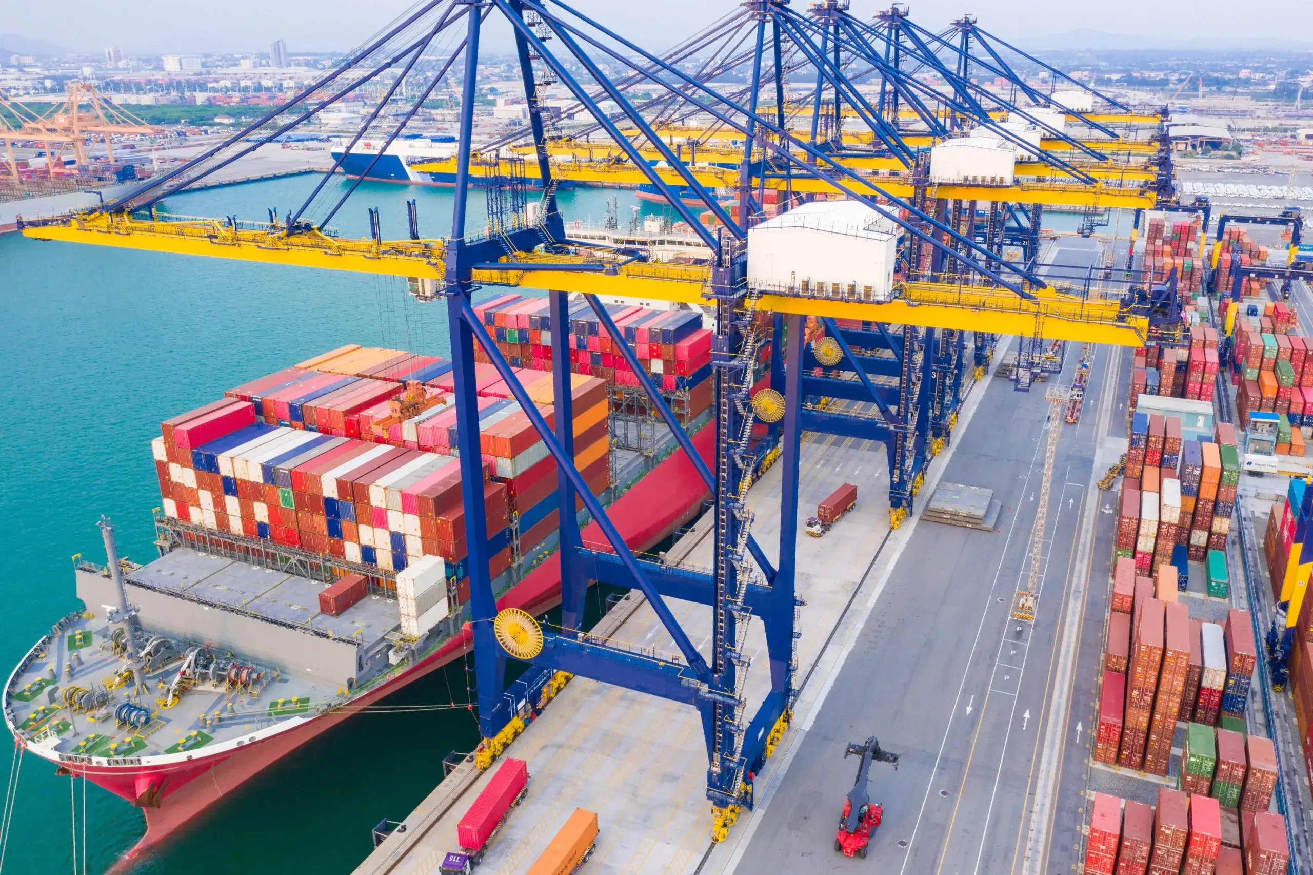 Генераторный power-pack Haifeng для крана ZPMC RTG в портовом терминале