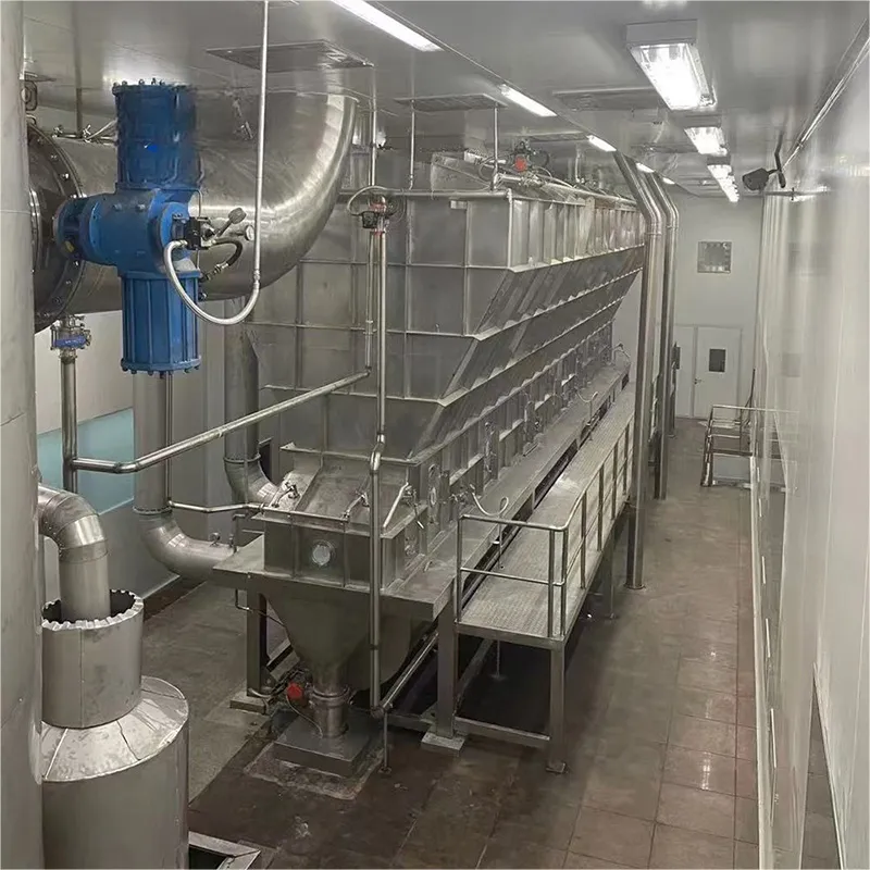 кипящая сушилка с псевдоожиженным слоем