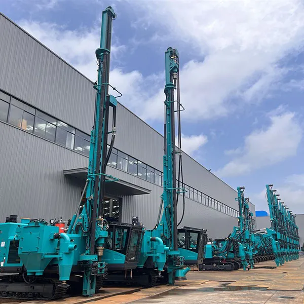 Буровая установка с вынесенным пневмоударником