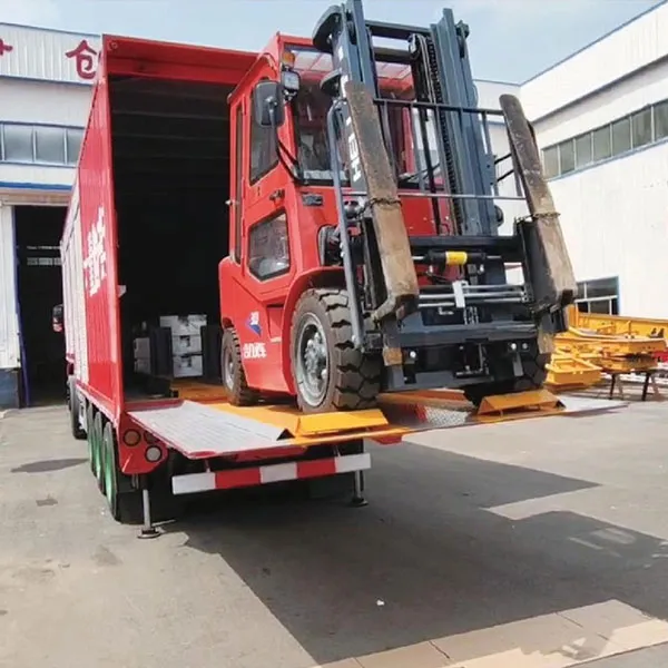 Грузоподъемный борт большой грузоподъемности