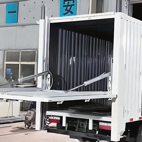 Квадратный (цилиндрический) вертикальный задний борт