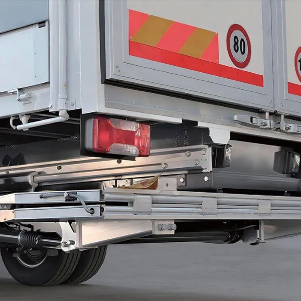 Складной задний борт с направляющими