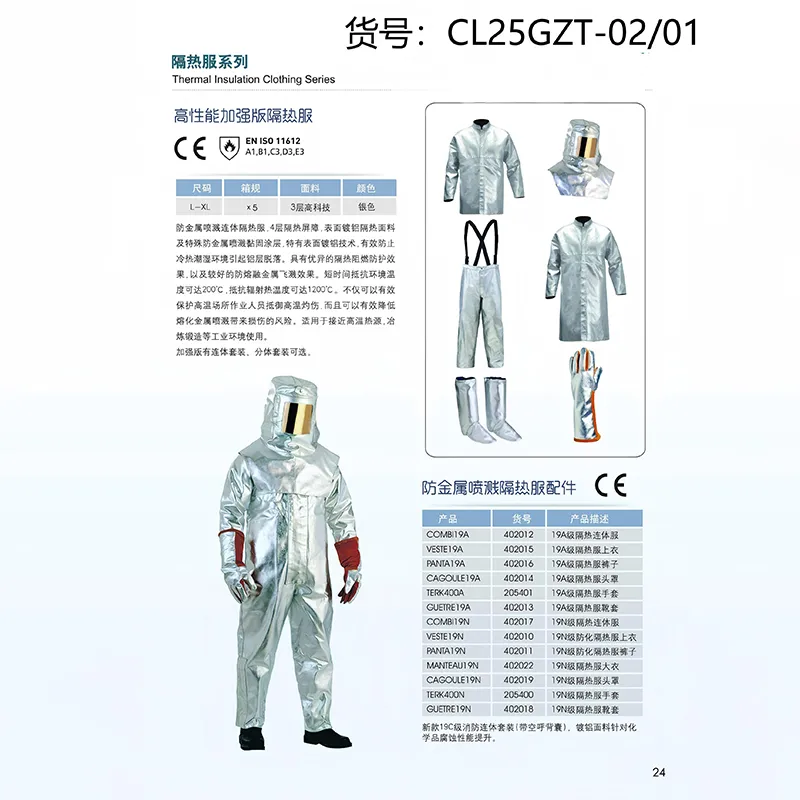 Огнезащитная спасательная спецодежда