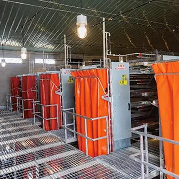 Система удаления помета для бройлеров