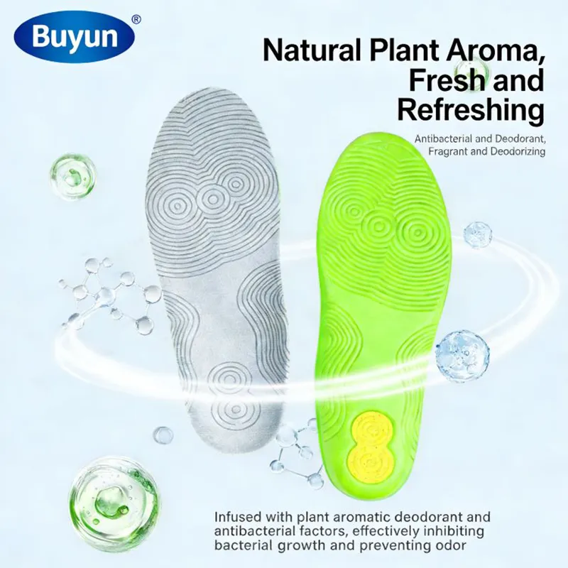 Лёгкие спортивные стельки Буюнь, тонкая модель с анатомической формой, подходят для различных беговых кроссовок