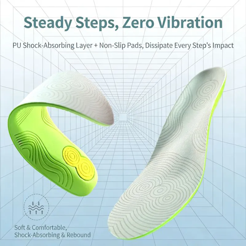 Лёгкие спортивные стельки Буюнь, тонкая модель с анатомической формой, подходят для различных беговых кроссовок