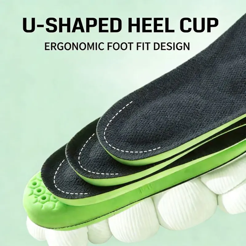 Спортивные стельки Буюнь, повседневно-спортивная модель, мягкие, упругие и дышащие, подходят для прогулок и лёгкого бега