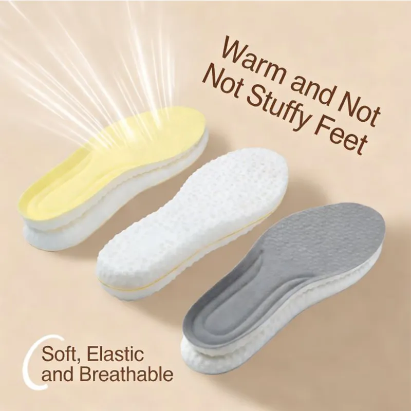 Утепленные стельки Буюнь, легкие с флисовой подкладкой, теплые без объемности, модель для повседневных поездок