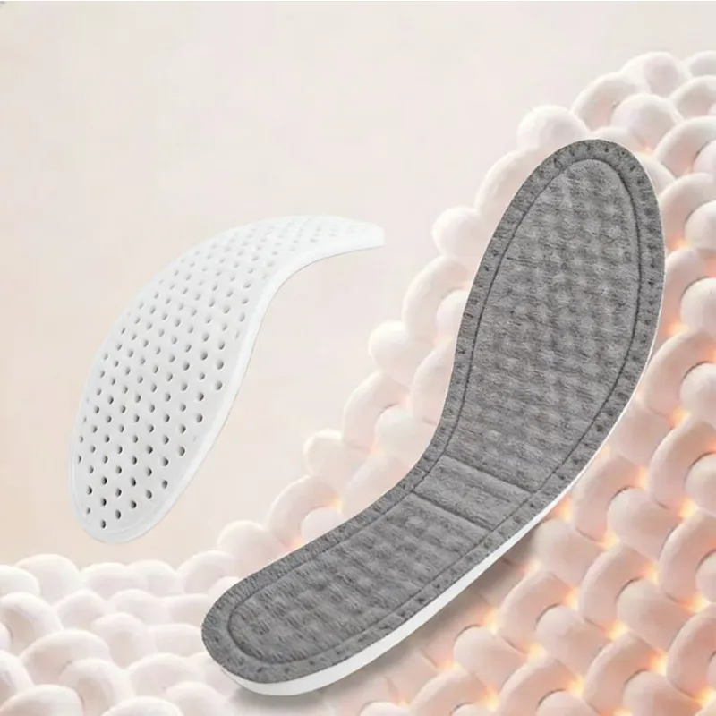 Утепленные стельки Буюнь, с флисовой подкладкой для обогрева, дышащие и влагопоглощающие, предотвращают потение ног