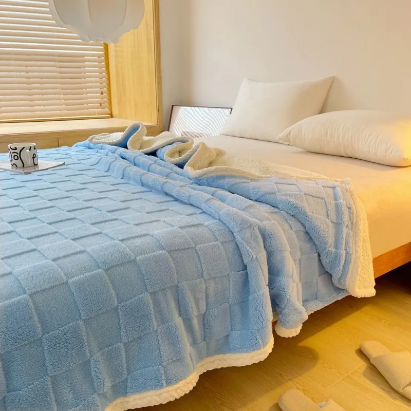 Двустороннее одеяло из овечьей шерсти тафты 2 (11)