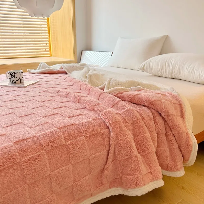 Двустороннее одеяло из овечьей шерсти тафты 2 (8)