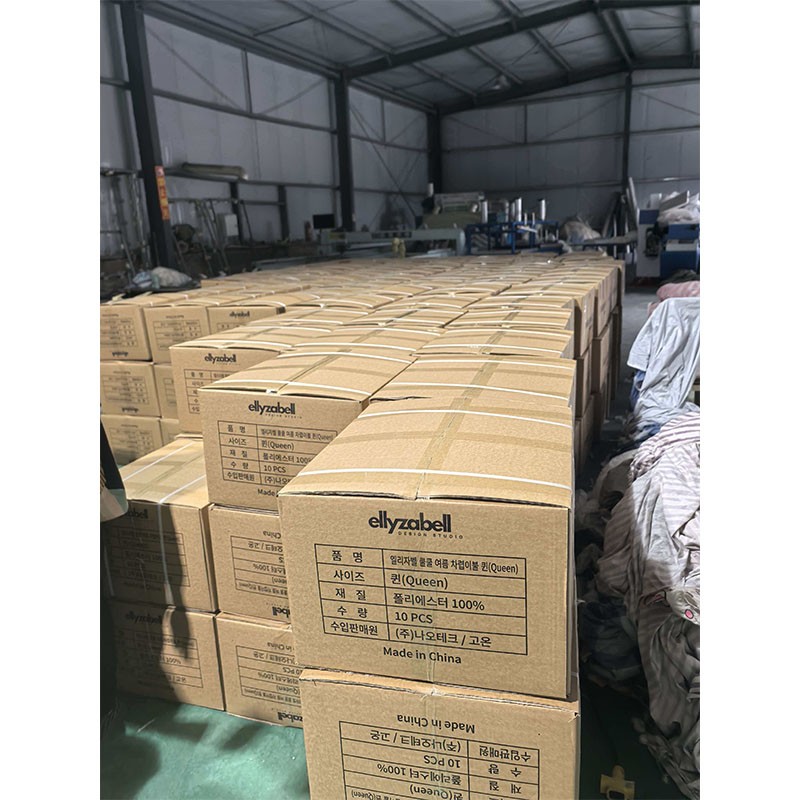 Henan Hongxing Garment Manufacturing: Заказы для корейского бренда успешно сошли с конвейера, ознаменовав очередное достижение в сфере трансграничного производства домашнего текстиля.
