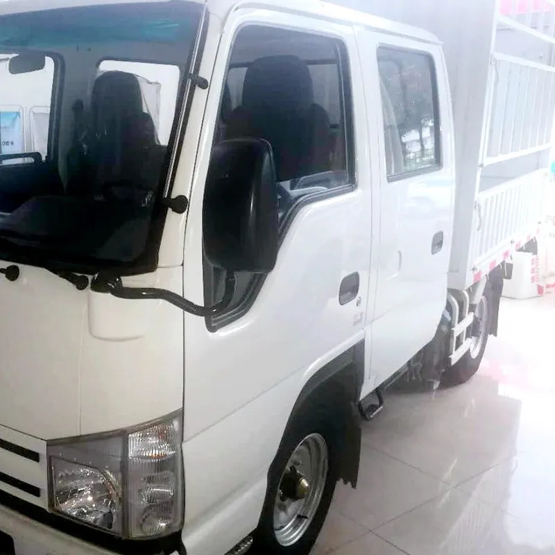 Двухрядный грузовой автомобиль с бортовой решетчатой платформой Qingling Isuzu 100P