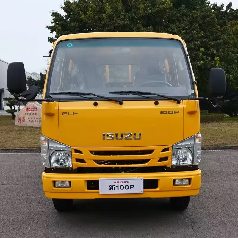 Двухрядный грузовой автомобиль с бортовыми панелями Qingling Isuzu 100P
