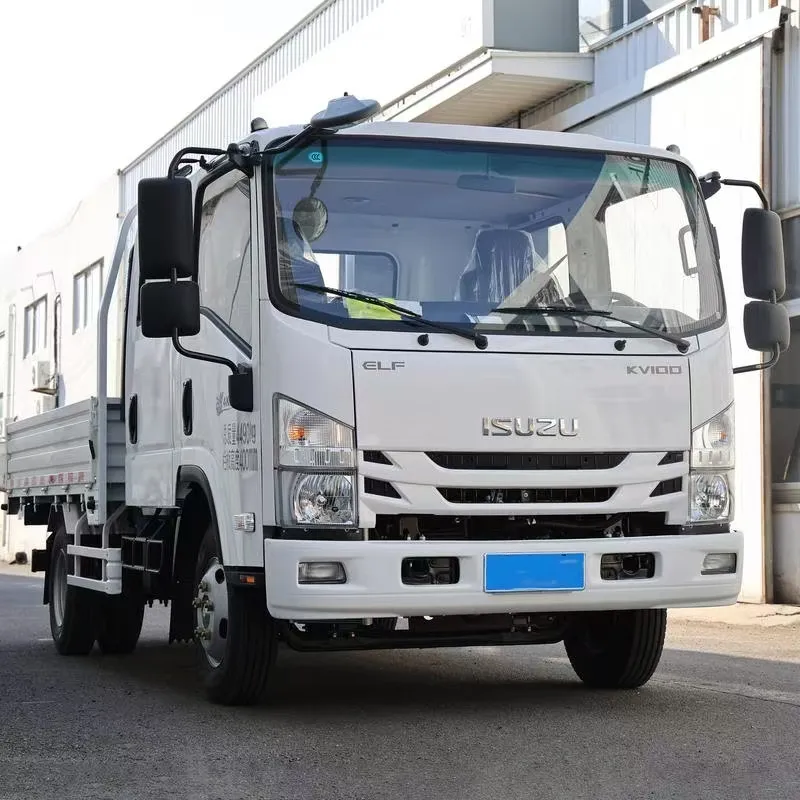 Двухрядный грузовой автомобиль с бортовыми панелями Qingling Isuzu KV100