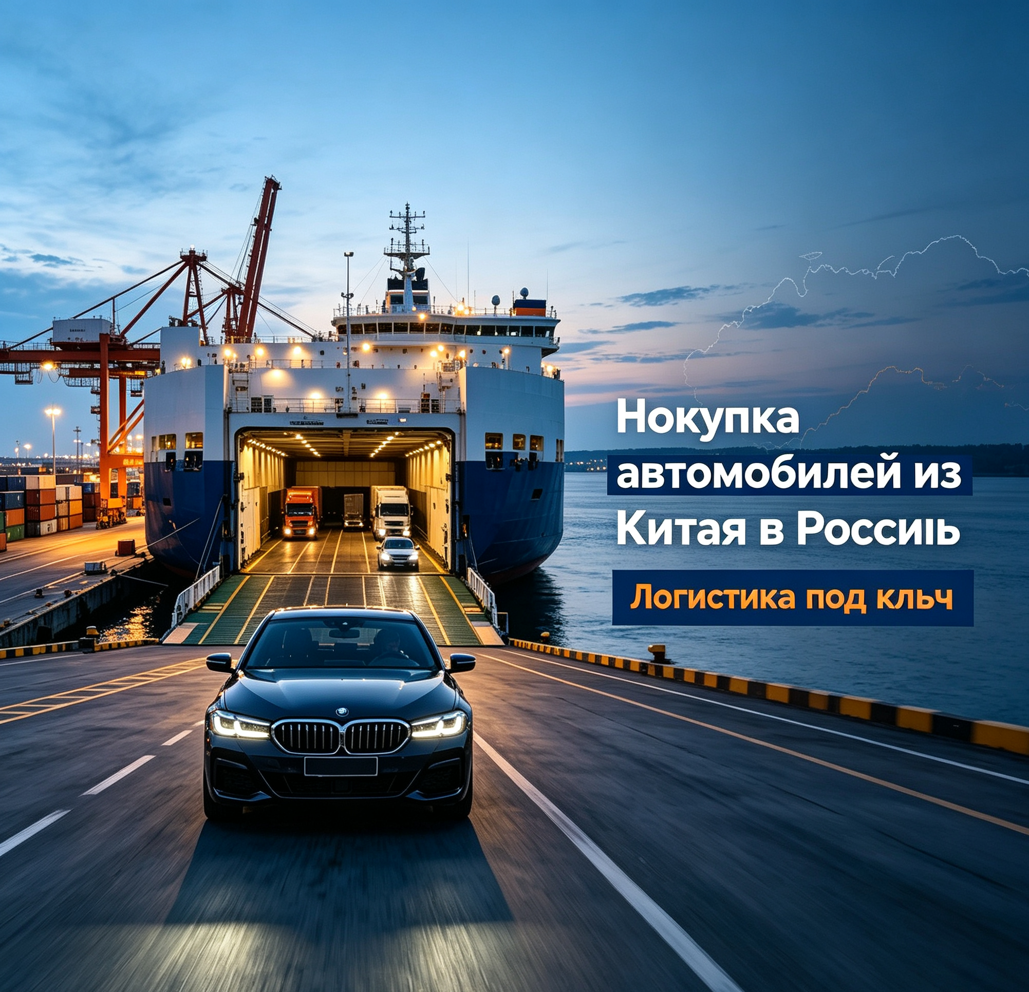 Покупайте автомобили у нас – логистика полностью наша забота! Комплексная услуга экспорта автомобилей под ключ