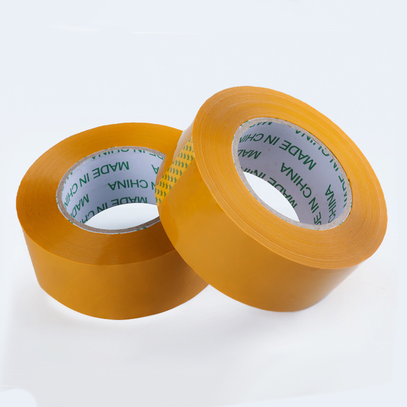 Бежевый упаковочный скотч