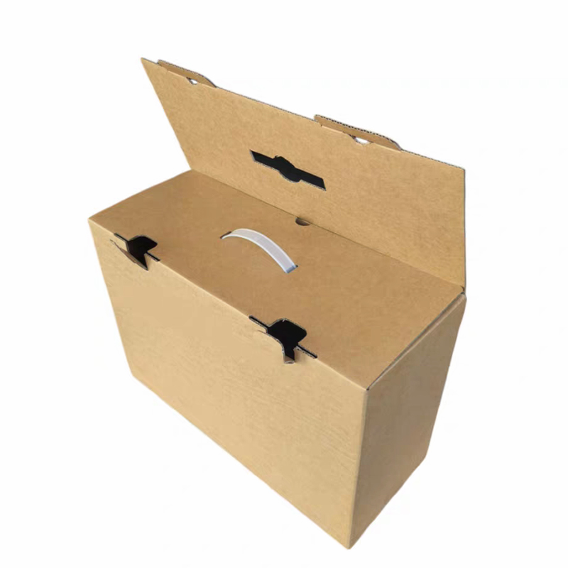 Картонная коробка с ручкой